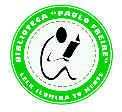 logo de la biblioteca Paulo Freire